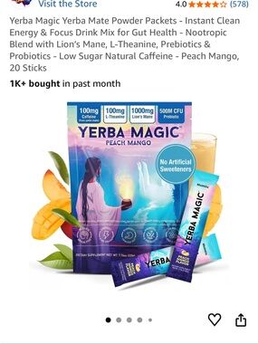 Yerba Magic Peach Mango